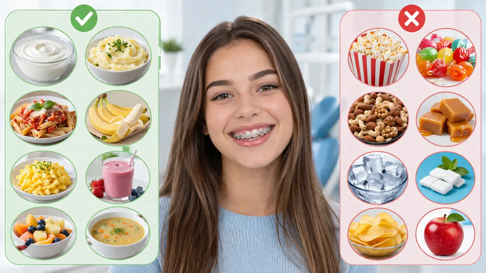 What to Eat (and Avoid) with Braces